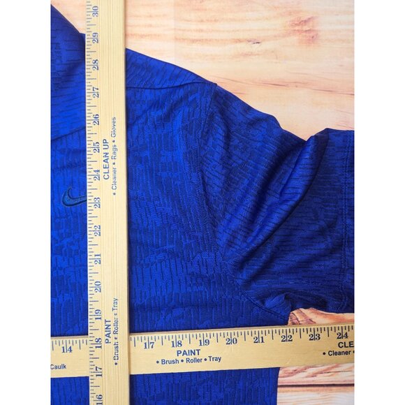 Nike Mens Dri-Fit Standard Fit Polo Medium Royal Blue - Picture 7 of 7
